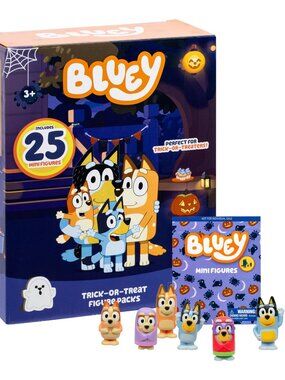Bluey Mini Figure Multi-pack, Contains 25 Individually Bagged 1 inch toys NIB